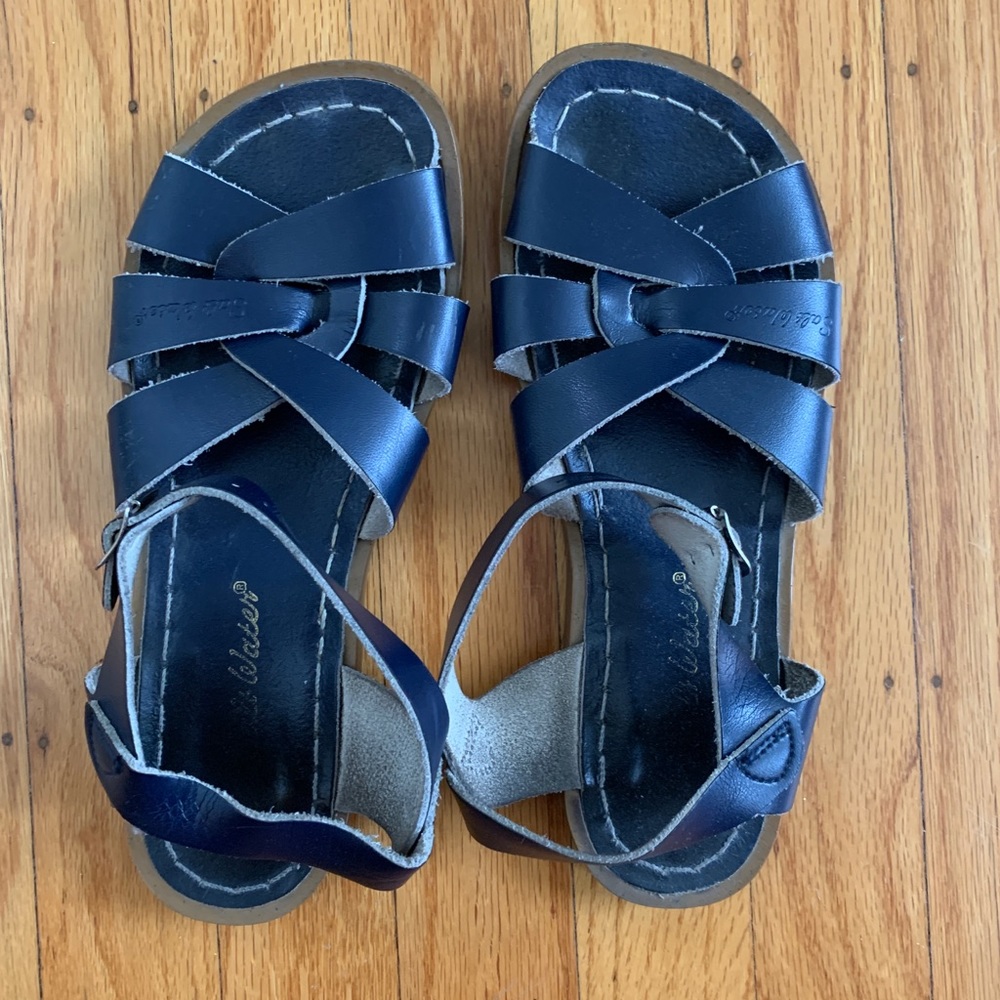 Saltwater sandals - navy